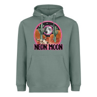 Sage neon moon Heavyweight Hoodie - MaliasSmallBusiness