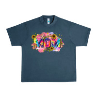 Midnight Navy tie dye mom Urban Heavy Tee - Zillion Design Studio