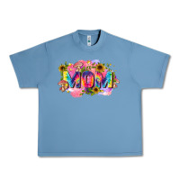 Pebble Blue tie dye mom Urban Heavy Tee - Zillion Design Studio