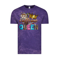 Cloud Purple caffeine queen Vintage Tee - Zillion Design Studio
