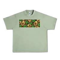 Oil Green avocados with wood and leopard background 11 oz mug Urban Heavy Tee - BarkalooDesign