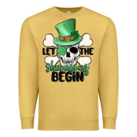 Antique Gold let the shenanigans begin Premium Sweatshirt - MaliasSmallBusiness