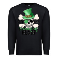 Black let the shenanigans begin Premium Sweatshirt - MaliasSmallBusiness