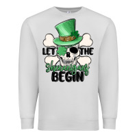 Dove Grey let the shenanigans begin Premium Sweatshirt - MaliasSmallBusiness