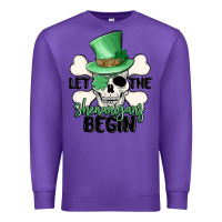 Purple let the shenanigans begin Premium Sweatshirt - MaliasSmallBusiness