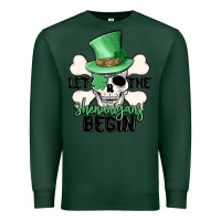 Sports Green let the shenanigans begin Premium Sweatshirt - MaliasSmallBusiness