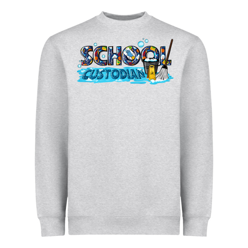 School Custodian Heavyweight Sweatshirt by texasbilliewilder | Teevron