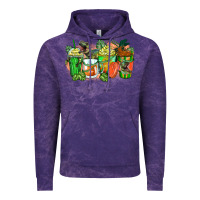 Cloud Purple t rex coffee cups Vintage Hoodie - Zillion Design Studio