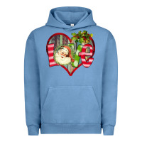 Pigment Pebble Blue Love Christmas Santa Urban Hoodie - Bettercallsaul