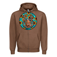 Chestnut horseshoe circle Zipper Hoodie - JahusDesignShop