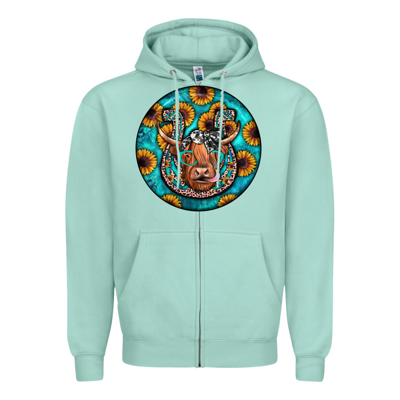 Horseshoe Circle Zipper Hoodie by JahusDesignShop | Teevron