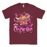 Burgundy save the udders Classic Tee - AdoDesignShop