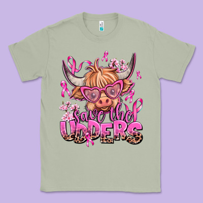 Save The Udders Classic Tee Designed By Adodesignshop