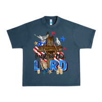 Midnight Navy trust in the lord Urban Heavy Tee - Zillion Design Studio