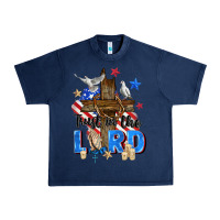 Navy trust in the lord Urban Heavy Tee - Zillion Design Studio