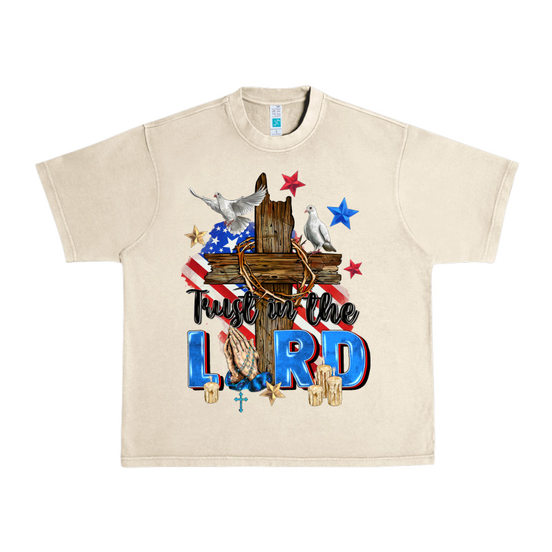 Trust In The Lord Urban Heavy Tee by Zillion Design Studio | Teevron