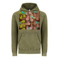 Vintage Olive little debbie tree cakes leopard turquoise Vintage Hoodie - JahusDesignShop