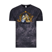Cloud Black christmas oh holly night Vintage Tee - RanaPortraitStore