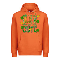 Carrot Who Needs Luck When You're This Cute St. Patricks Premium Hoodie - BundleAndBundleShop