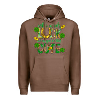 Chestnut Who Needs Luck When You're This Cute St. Patricks Premium Hoodie - BundleAndBundleShop