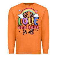 Carrot all for love and love for all Premium Sweatshirt - MaliasSmallBusiness