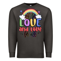 Smoke all for love and love for all Premium Sweatshirt - MaliasSmallBusiness