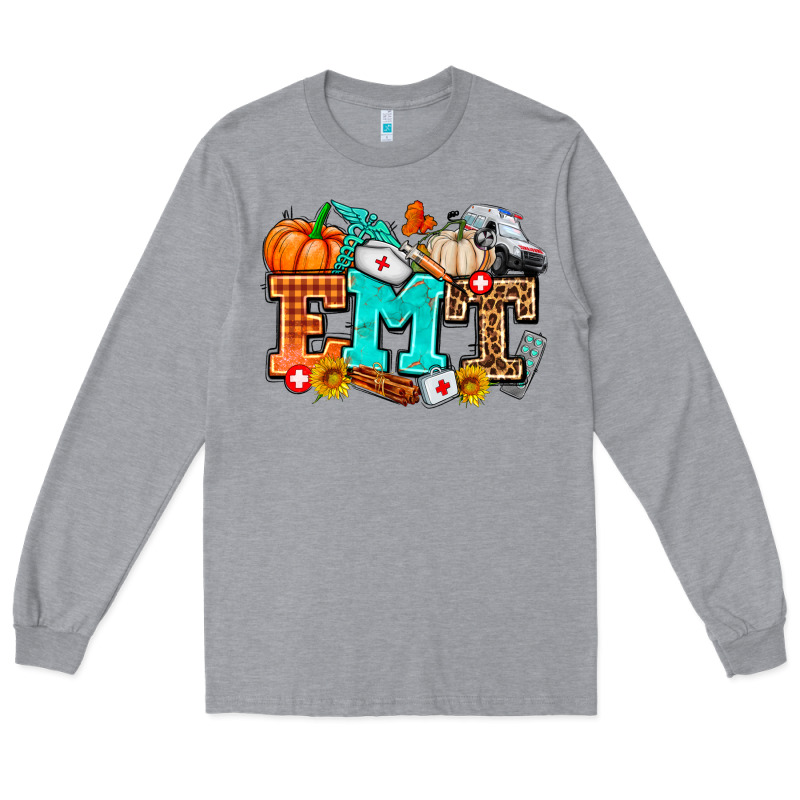 Emt With Fall Long Sleeve Tee by AdoDesignShop | Teevron