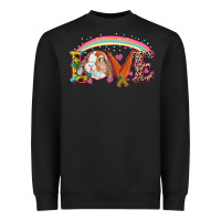 Black easter bunny love Heavyweight Sweatshirt - RanaPortraitStore