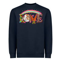 Navy easter bunny love Heavyweight Sweatshirt - RanaPortraitStore