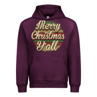 Mauve Wine Merry Christmas Y'all Urban Hoodie - Bettercallsaul