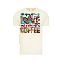 Vintage Arctic all you need is love and a good cup of coffee Vintage Tee - Zillion Design Studio