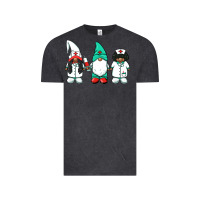 Vintage Black african american nurse gnomies medical gnomies Vintage Tee - BarkalooDesign