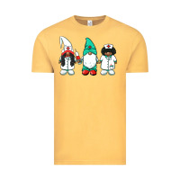 Vintage Mustard african american nurse gnomies medical gnomies Vintage Tee - BarkalooDesign