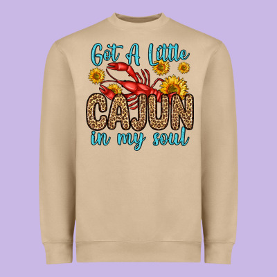 Got A Little Cajun In My Soul Heavyweight Sweatshirt Designed By Zillion Design Studio