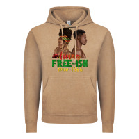 Vintage Coffee living free ish since 1865 with afro black woman a Vintage Hoodie - texasbilliewilder