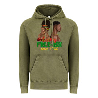 Vintage Olive living free ish since 1865 with afro black woman a Vintage Hoodie - texasbilliewilder