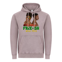 Vintage Zinc living free ish since 1865 with afro black woman a Vintage Hoodie - texasbilliewilder