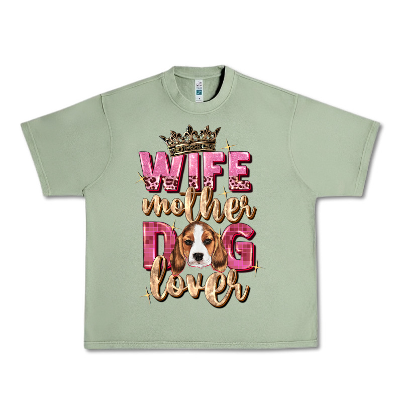 Wife Mother Dog Lover Urban Heavy Tee by Zillion Design Studio | Teevron