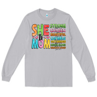 Moon Dust she is mom Long Sleeve Tee - JahusDesignShop
