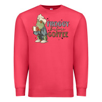 Cardinal froggy before coffee Premium Sweatshirt - MaliasSmallBusiness