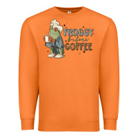 Carrot froggy before coffee Premium Sweatshirt - MaliasSmallBusiness