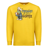 Lemon froggy before coffee Premium Sweatshirt - MaliasSmallBusiness