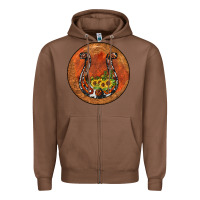Chestnut horseshoe circle Zipper Hoodie - JahusDesignShop