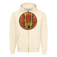 Sandshell horseshoe circle Zipper Hoodie - JahusDesignShop