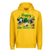 Lemon Happy Saint Patrick'S Day With Clover Premium Hoodie - BundleAndBundleShop
