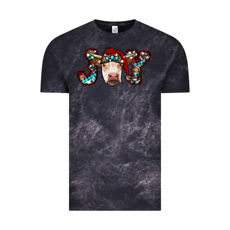 Christmas Joy Cow Vintage Tee by RanaPortraitStore | Teevron