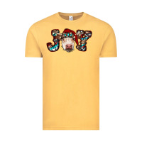 Vintage Mustard christmas joy cow Vintage Tee - RanaPortraitStore