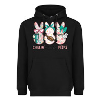 Black easter chilling with my peeps bunny Heavyweight Hoodie - MaliasSmallBusiness