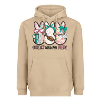 Mushroom easter chilling with my peeps bunny Heavyweight Hoodie - MaliasSmallBusiness