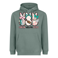 Sage easter chilling with my peeps bunny Heavyweight Hoodie - MaliasSmallBusiness